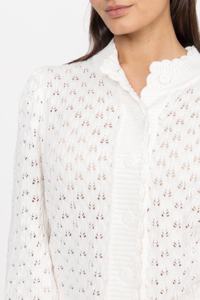 Alexandra Cardigan - White