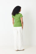 Agnes Tee - Tulip Green