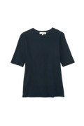 Marianne Rib Tee - Dark Navy