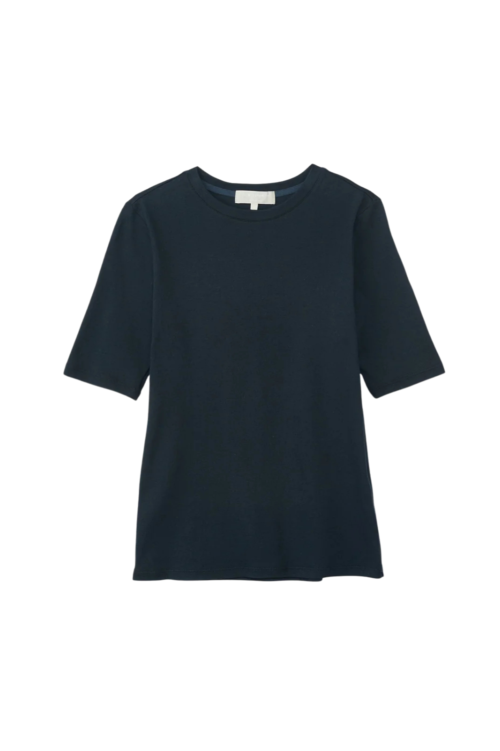 Marianne Rib Tee - Dark Navy