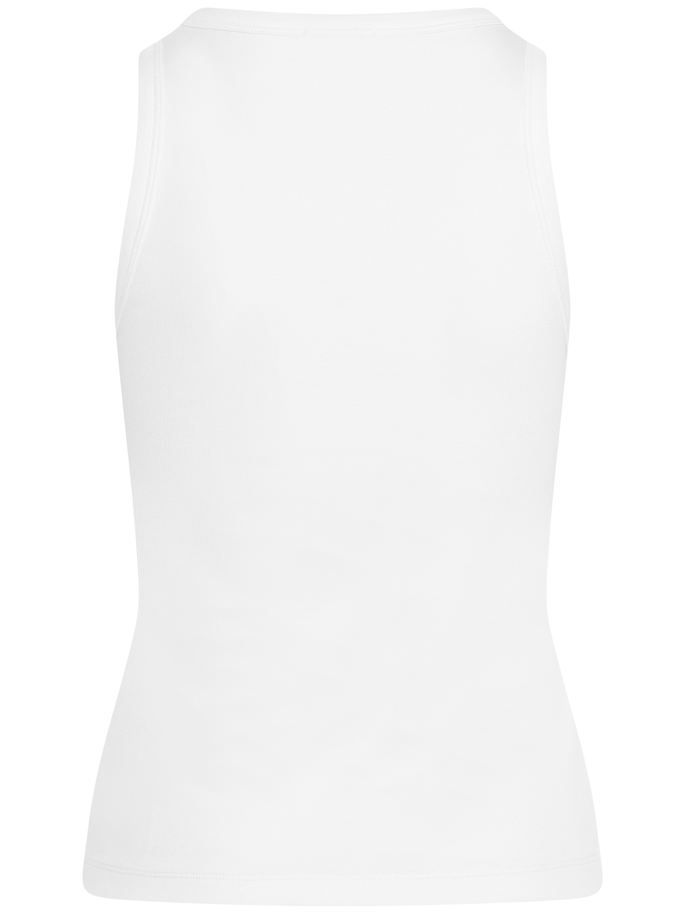 Ella Rib Top - White