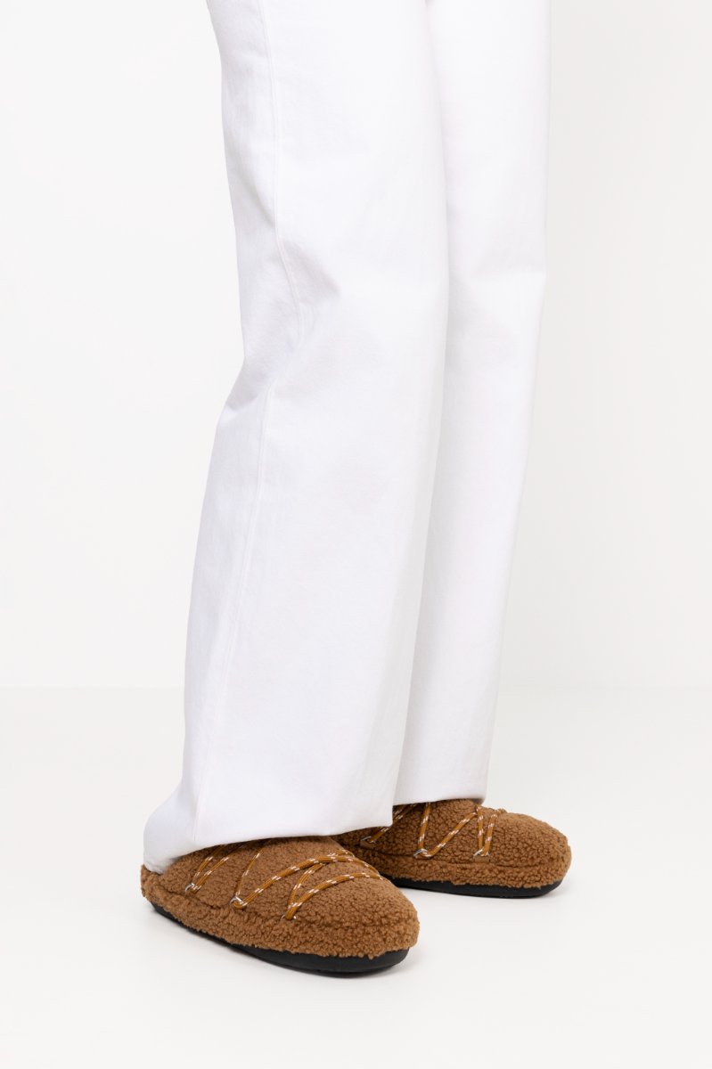 Mb Teddy Slipper - Cognac