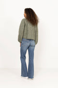 Amelia Chunky Cardigan - Sage Green