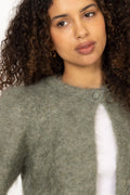 Amelia Chunky Cardigan - Sage Green