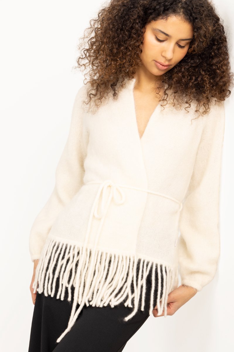 Fidele Chunky Cardigan - Bright White
