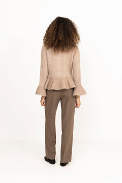 Maren Chunky Cardigan - Hazel Beige