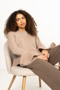 Maren Chunky Cardigan - Hazel Beige