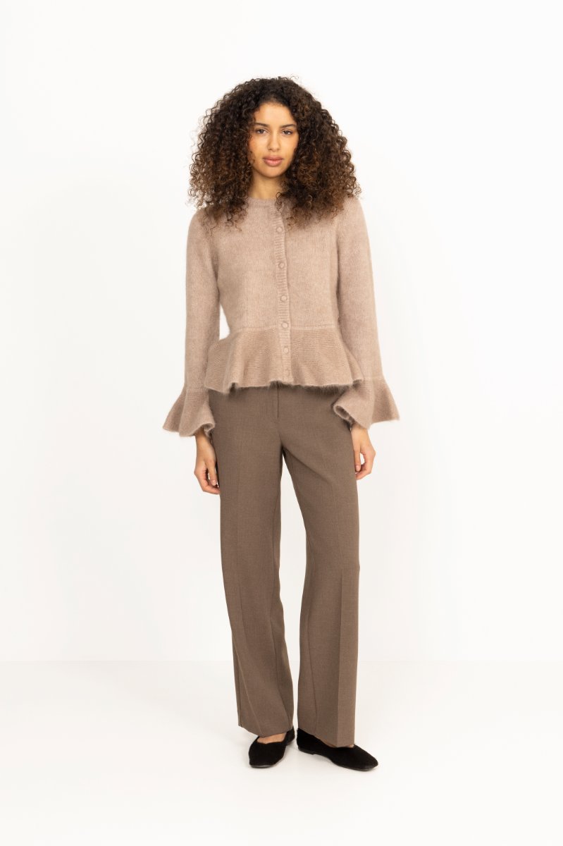 Maren Chunky Cardigan - Hazel Beige