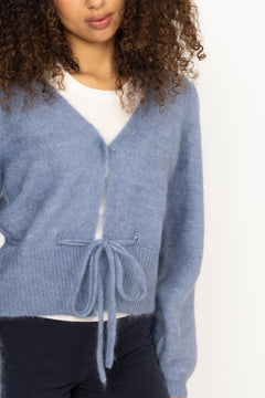 Malin Chunky Cardigan - Denim Blue