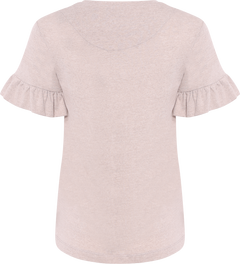Lara Linen Tee - Sand