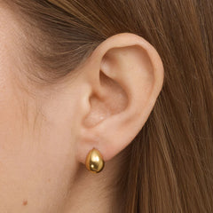 May - Classic Drop Earrings Stainless Steel - Gold