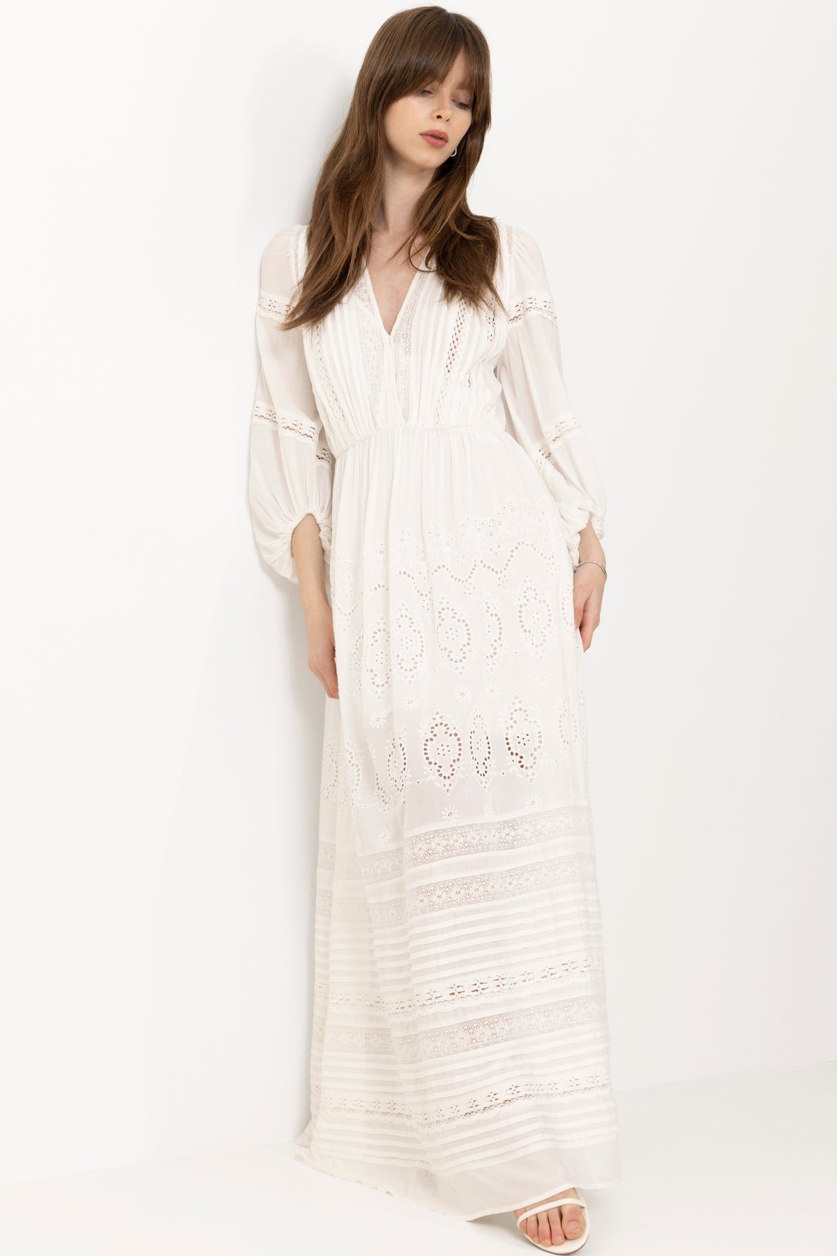 Lita Maxi Dress - White