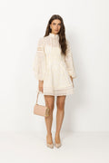 Aliah Daisy Dress - Cream