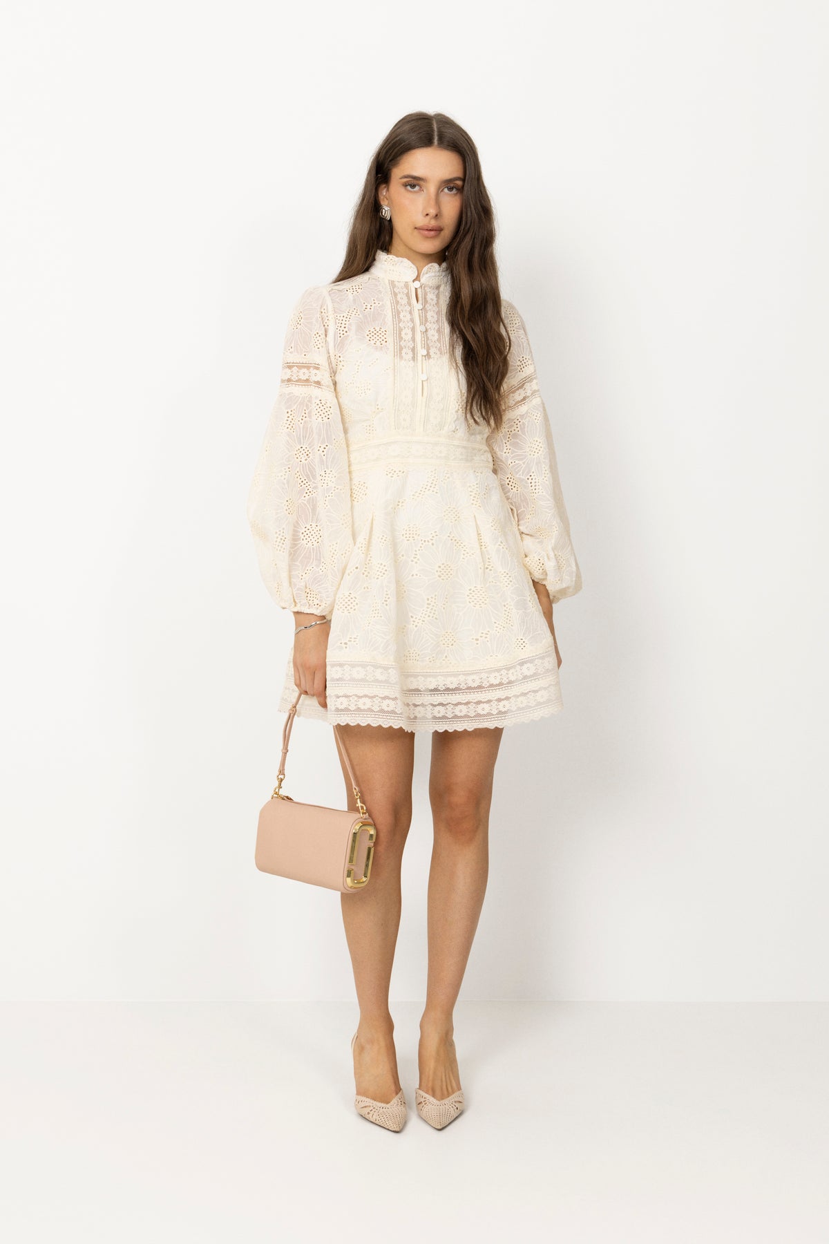 Aliah Daisy Dress - Cream