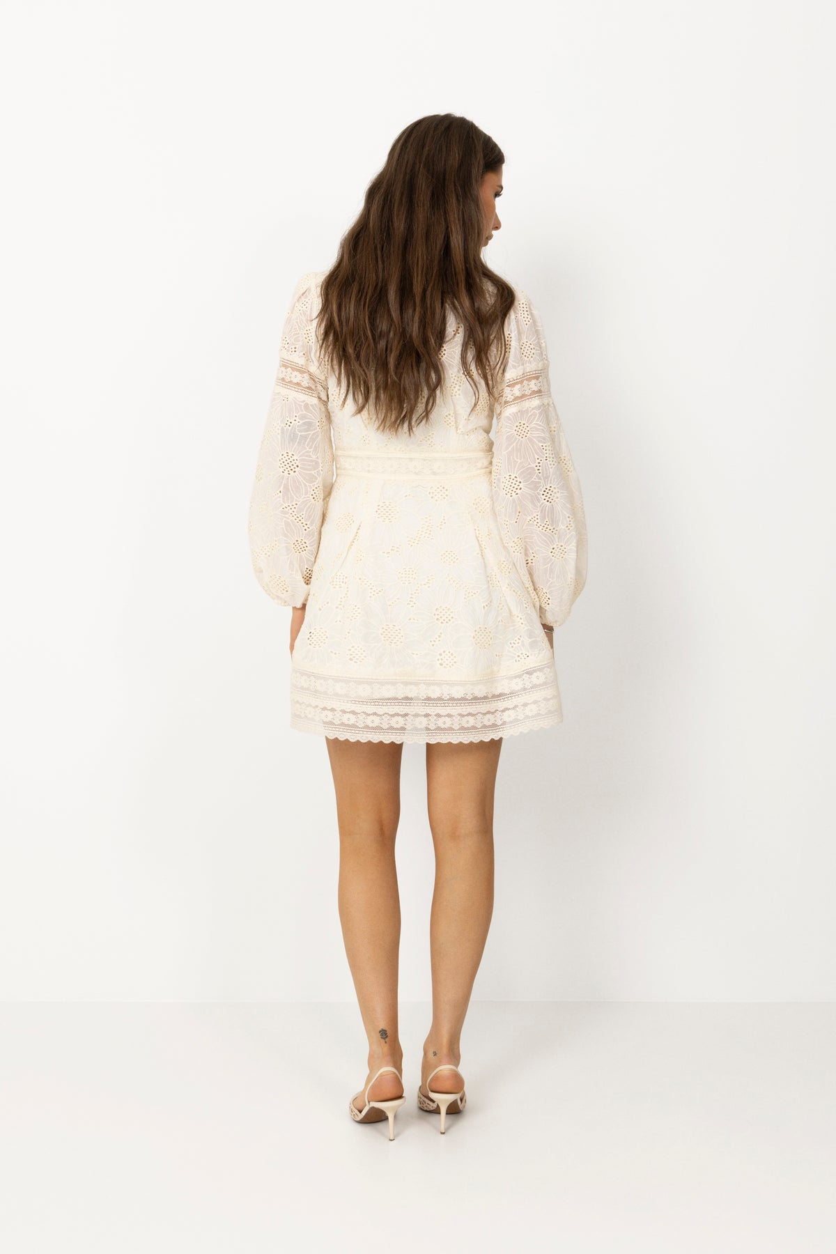 Aliah Daisy Dress - Cream