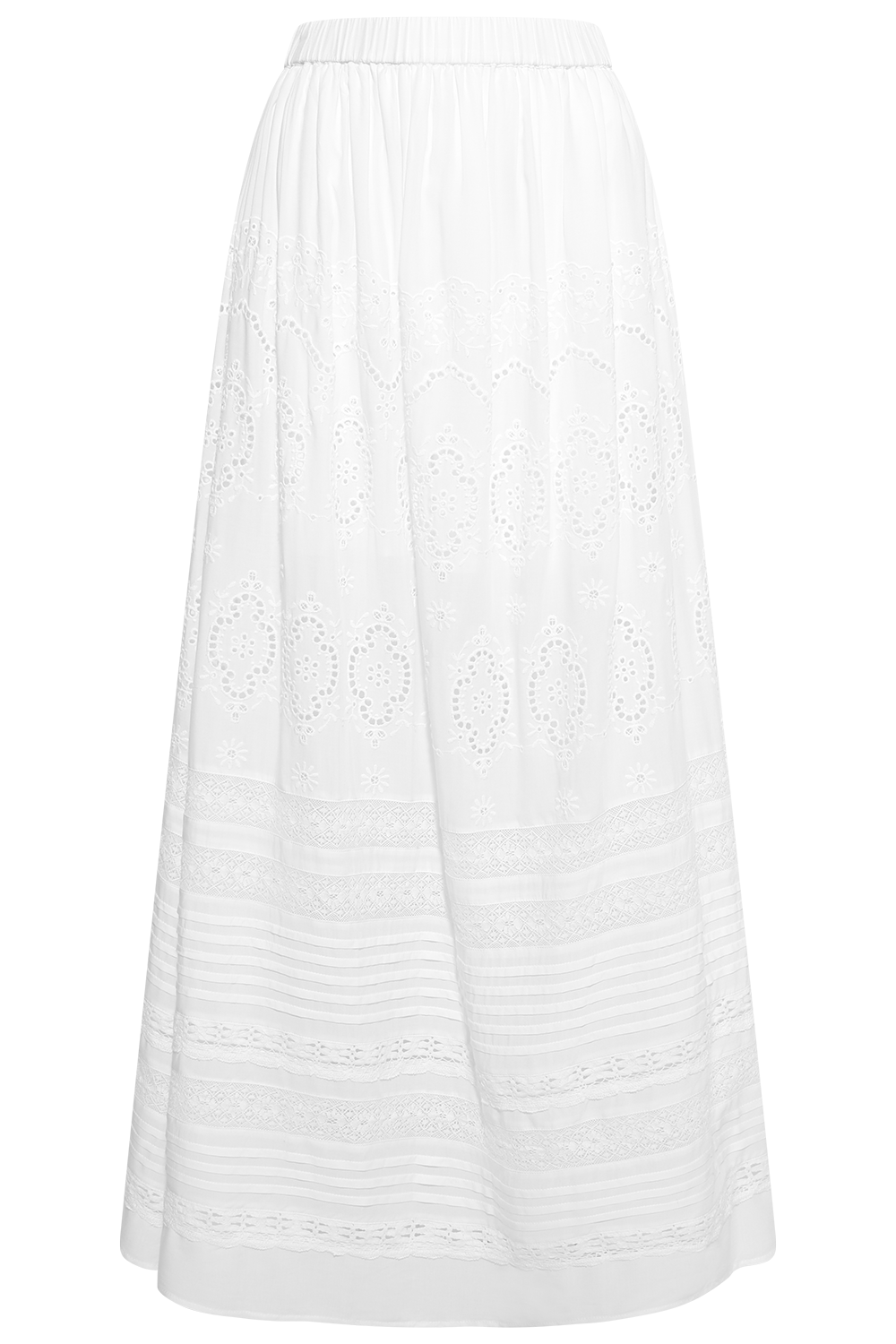 Lita Maxi Skirt - White