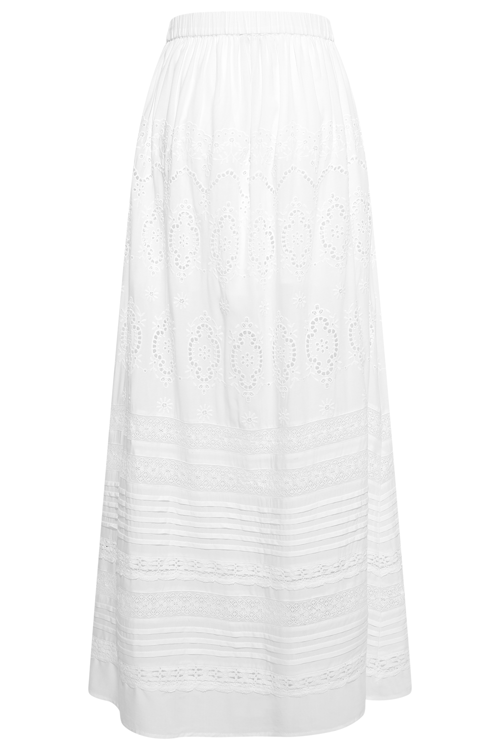 Lita Maxi Skirt - White