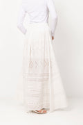 Lita Maxi Skirt - White