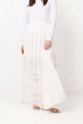 Lita Maxi Skirt - White