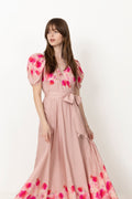 Emma Peonies Dress - Vintage Peonies Rose