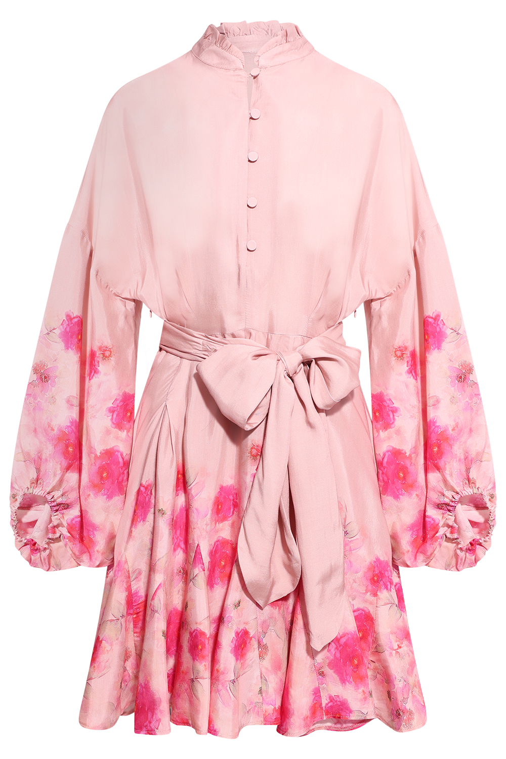 Aliah Peonies Dress - Vintage Peonies Rose