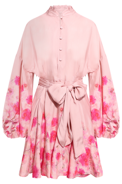 Aliah Peonies Dress - Vintage Peonies Rose