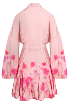 Aliah Peonies Dress - Vintage Peonies Rose