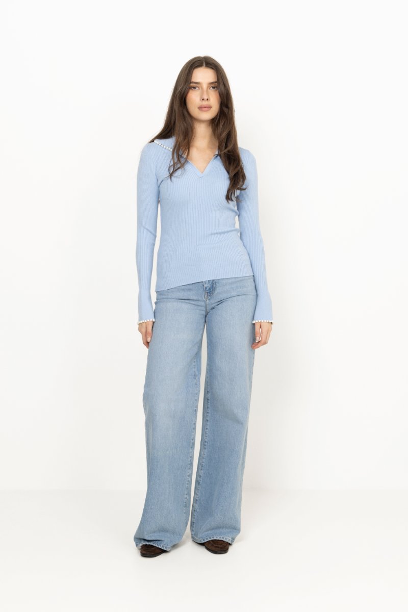 Alyssa Blouse - Light Blue