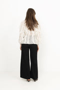 Rya Blouse - Ivory Mini Dot