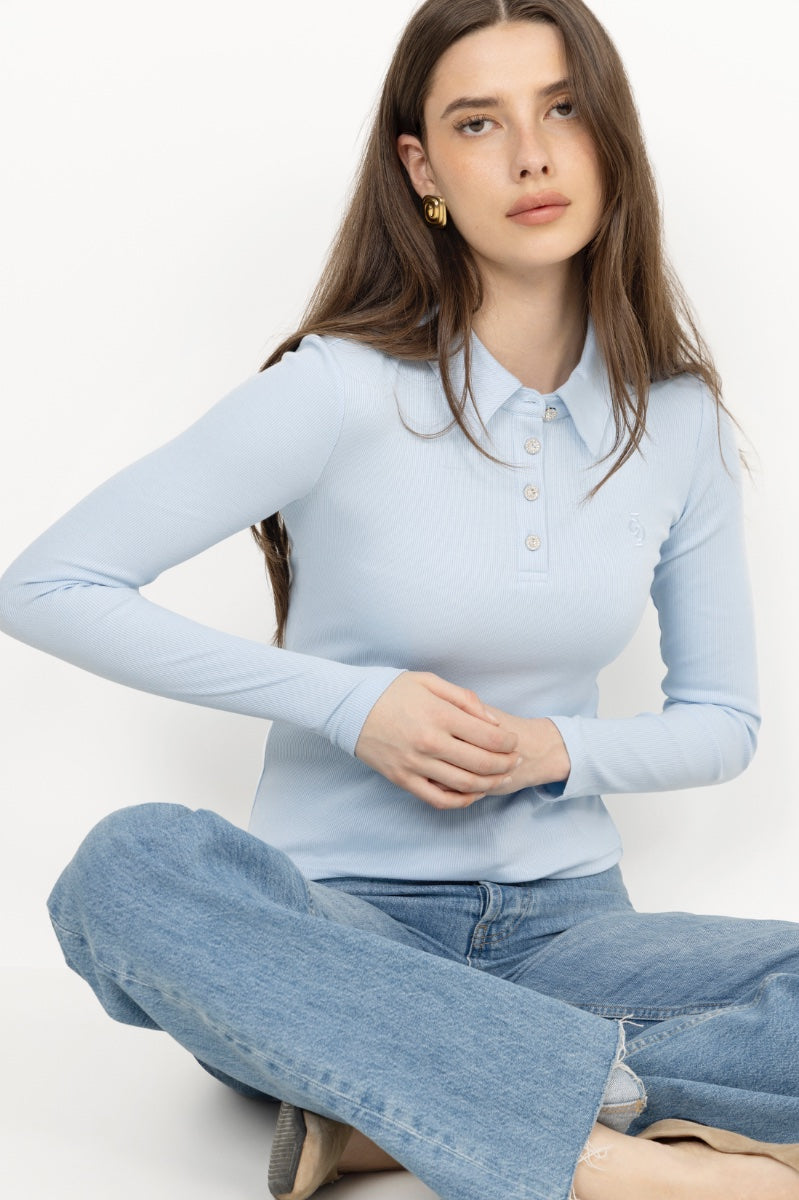 Ivone Blouse - Light Blue