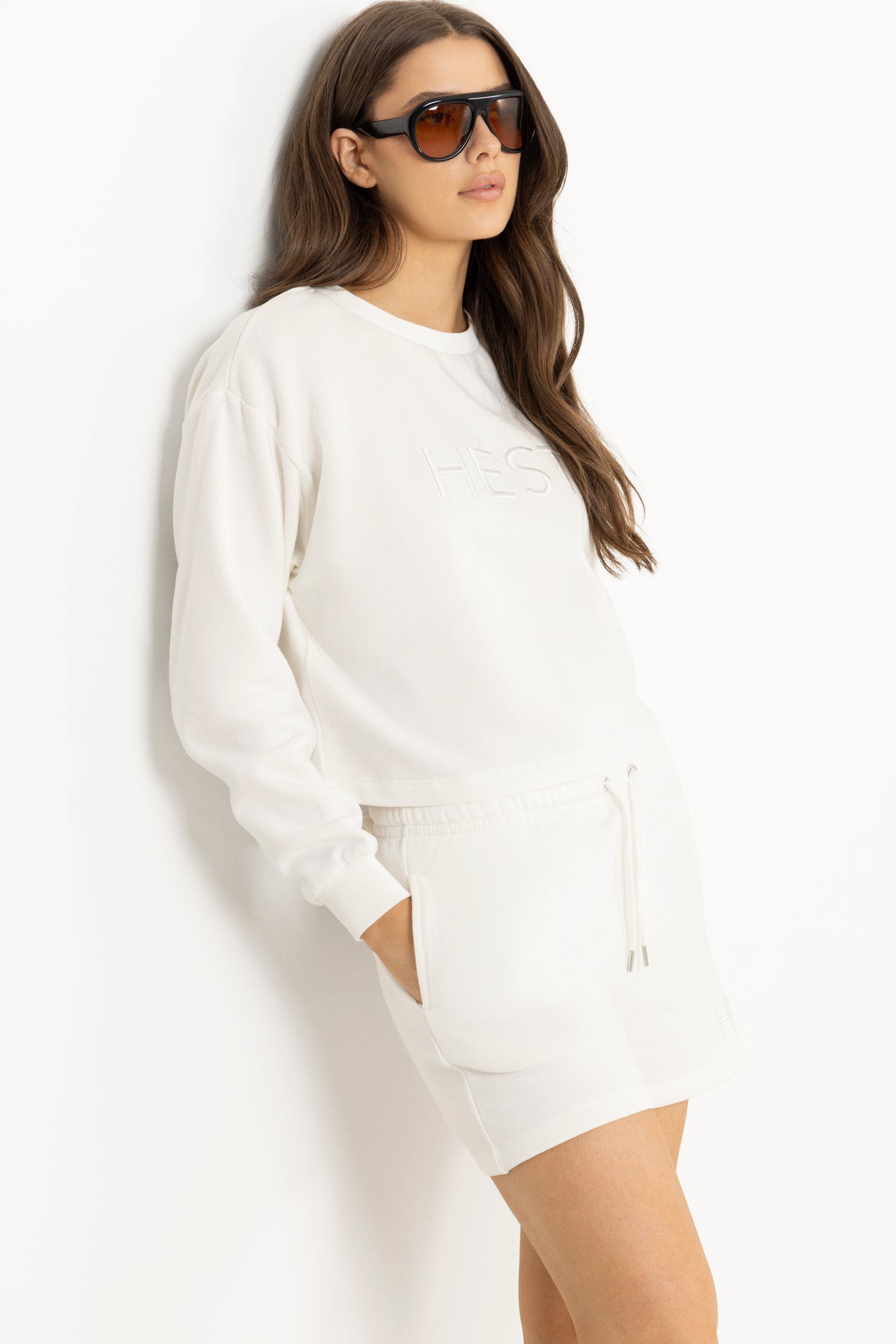 Gabriela Sweatshirt - White Alyssum