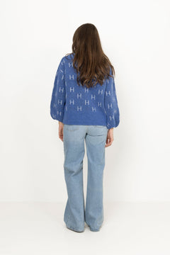Fam Short Sweater - Blue Yonder