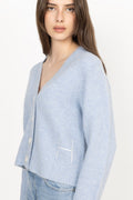 Pernille Short Cardigan - Skyway