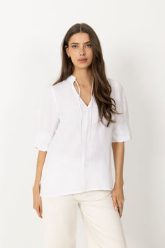 Tilli Blouse - White Alyssum