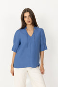 Tilli Blouse - Blue Yonder