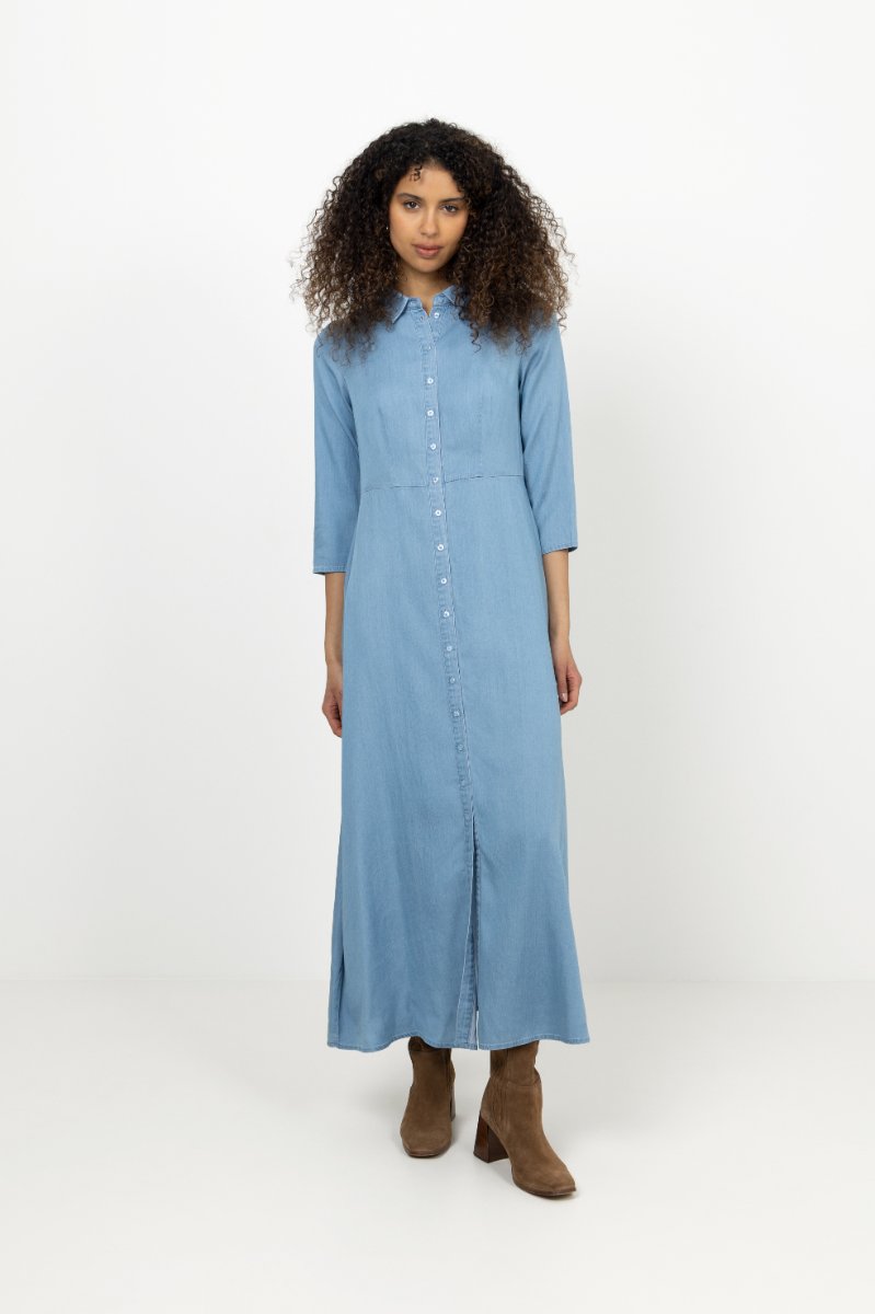 Yassavanna 3/4 Long Chambray Dress - Ex - Skyway