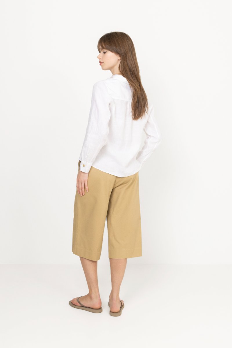 Nenne Linen Blouse - White
