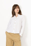 Nenne Linen Blouse - White