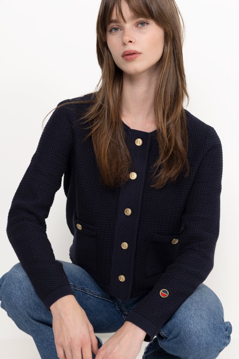 Estelle Cardigan - Marine