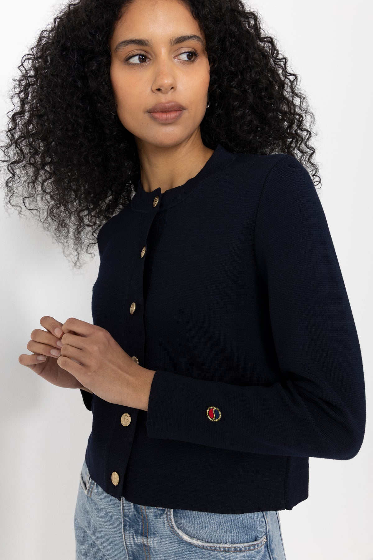 Aria Cardigan - Marine