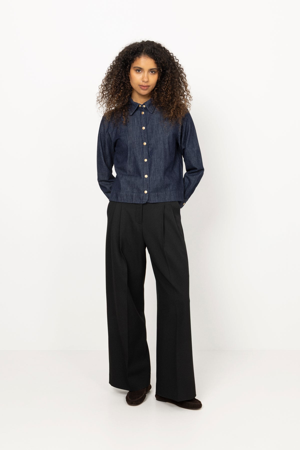 Poppy Denim Shirt - Denim