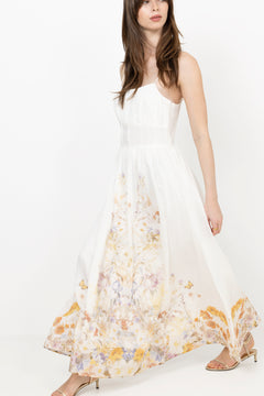 Bernadette Midi Dress - Misty Garden
