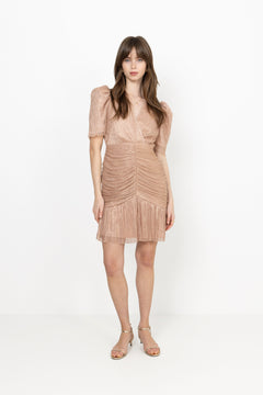 Jenna Mini Dress - Rose Gold
