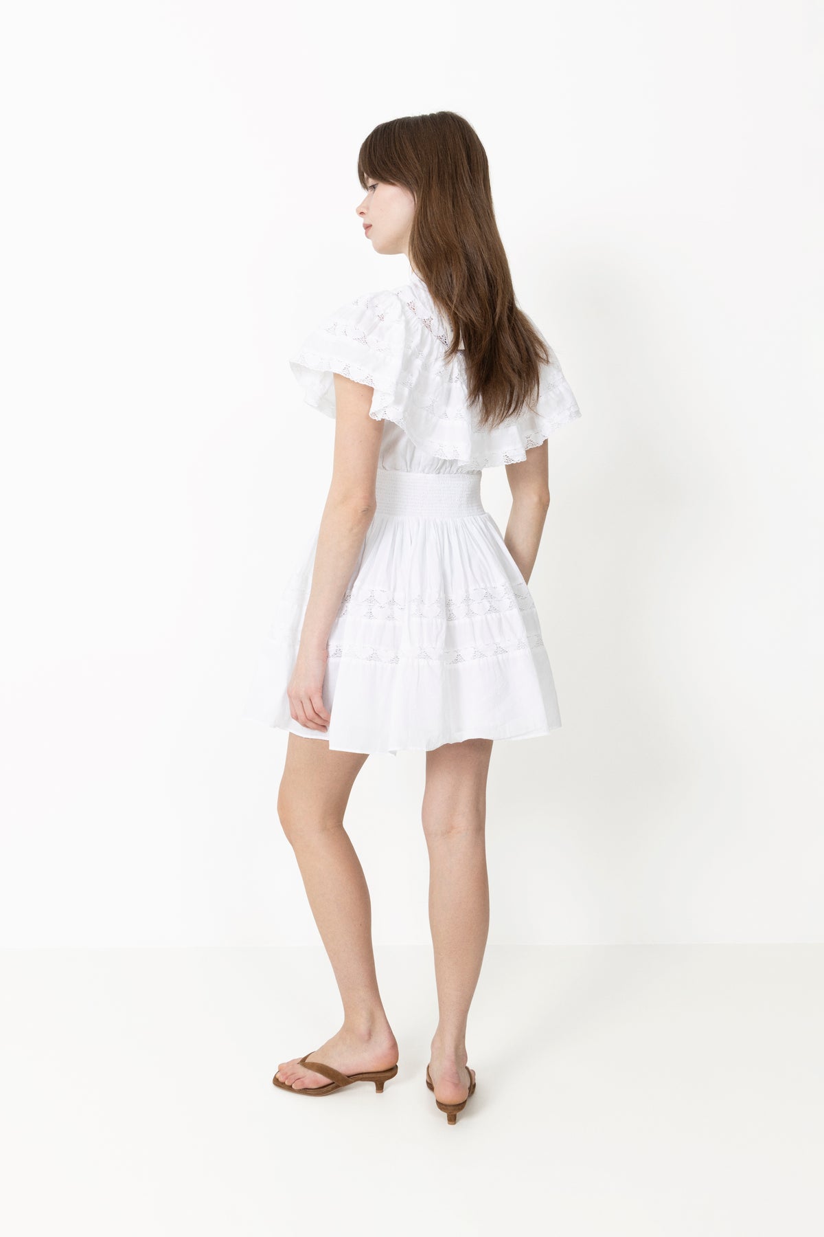 Mary Mini Dress - White
