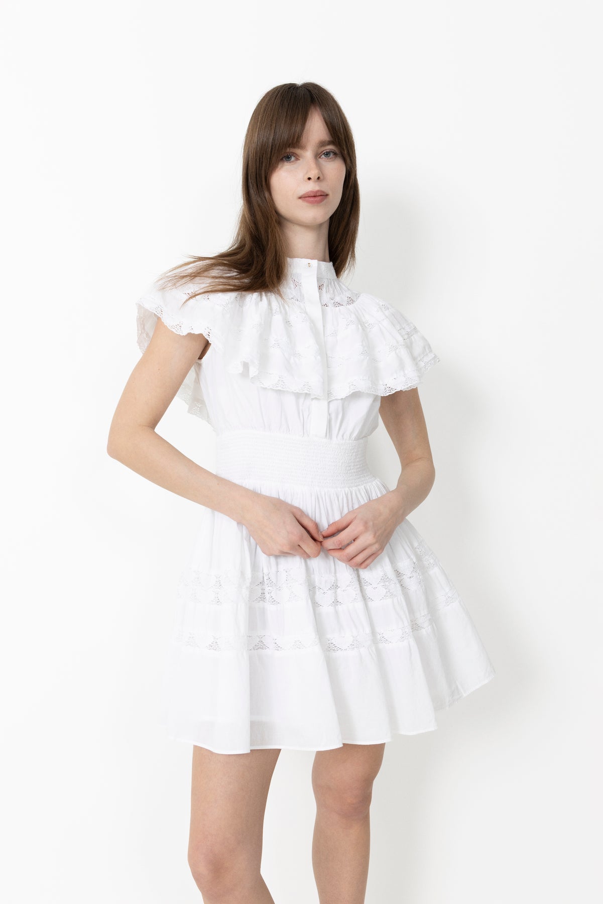 Mary Mini Dress - White