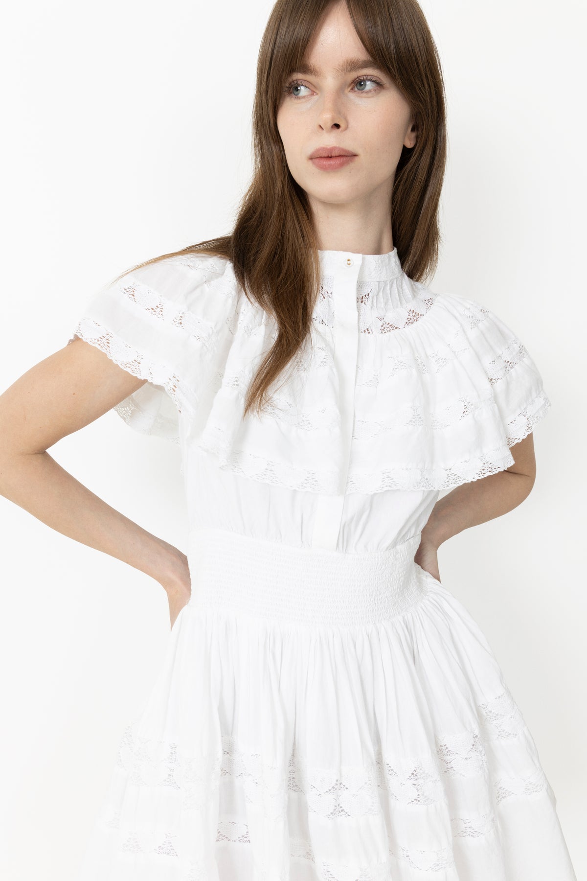 Mary Mini Dress - White