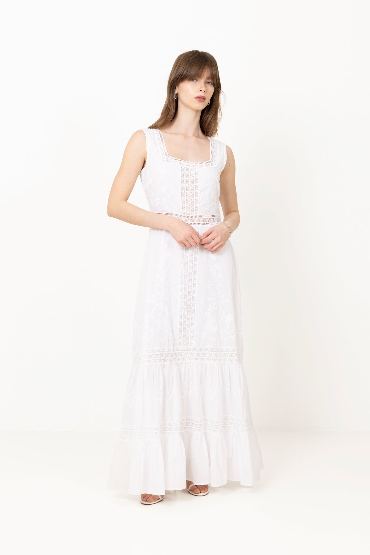 Rosa Maxi Dress - White