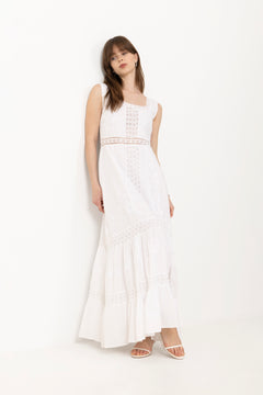 Rosa Maxi Dress - White