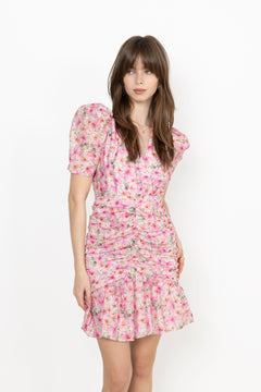 Jenna Mini Dress - Garden Serenade