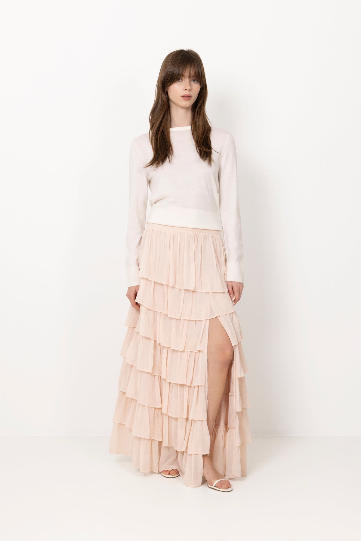 Bettina Maxi Skirt - Light Pink